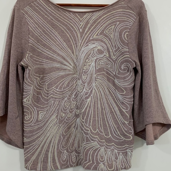 Anthropologie Akemi+Kin XS Onora Kimono Sweatshirt - Picture 2 of 8